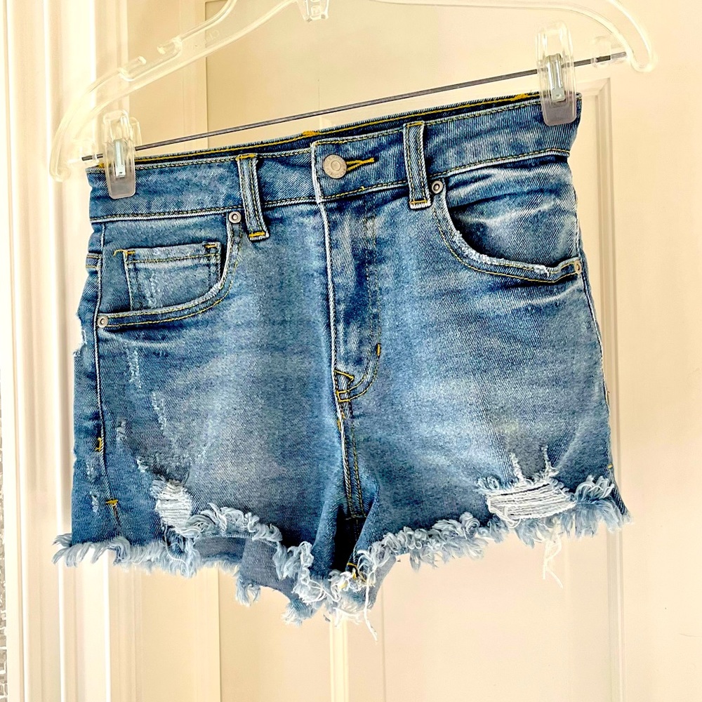 Harper Heritage blue denim shorts 25